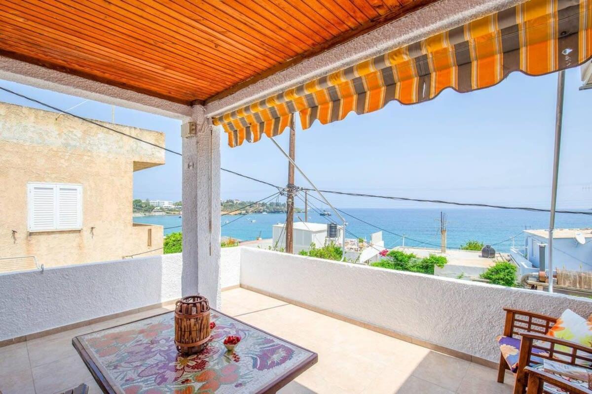 Agia Pelagia Blue Apt With Seaview 50M From Sea Apartment Luaran gambar